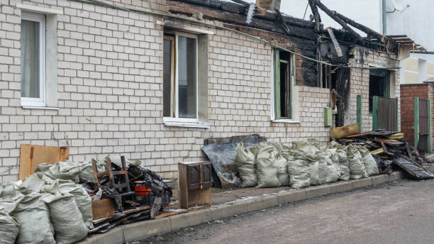 Professional Fire Damage Removal technician working in Berlin, OH